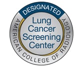 Lung Cancer Screening designated facility badge